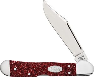 Case Cutlery Mini Copperlock Ruby Stardust Locking Clip