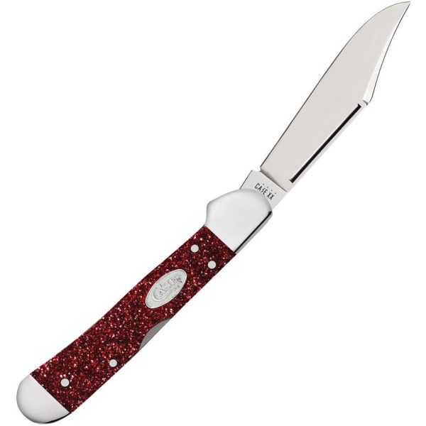 Case Cutlery Mini Copperlock Ruby Stardust Locking Clip