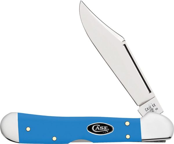 Case Cutlery Mini Copperlock Light Blue Synthetic