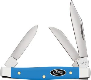 Case Cutlery Small Stockman Light Blue Synthetic