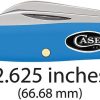 Case Cutlery Small Stockman Light Blue Synthetic