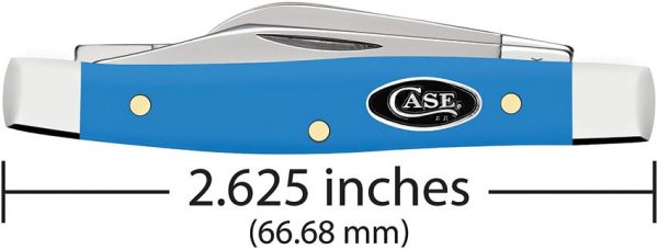 Case Cutlery Small Stockman Light Blue Synthetic