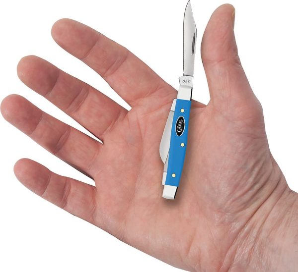 Case Cutlery Small Stockman Light Blue Synthetic