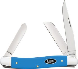 CA68906.jpg Case Cutlery Medium Stockman Light Blue Synthetic