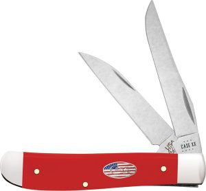 CA73927.jpg Case Cutlery Mini Trapper American Workman Red Synthetic
