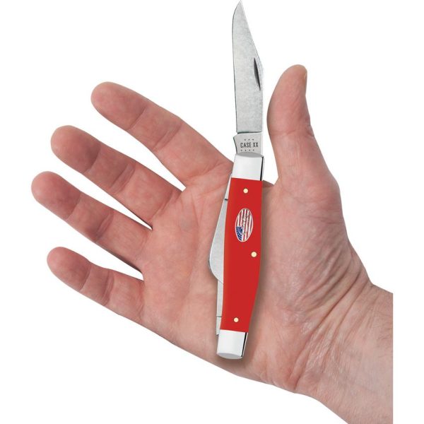 Case Cutlery Large Stockman American Workman Red Synthetic