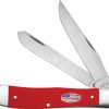 Case Cutlery Trapper American Workman Red Synthetic