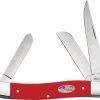 Case Cutlery Medium Stockman American Workman Red Synthetic