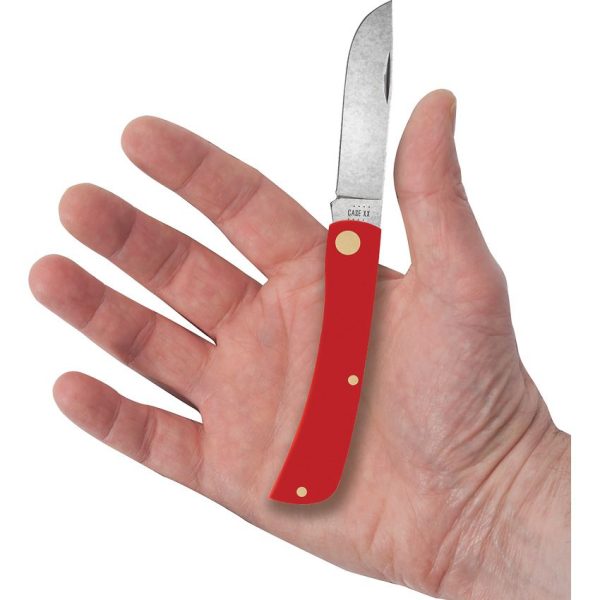 Case Cutlery Sod Buster Jr Red Synthetic Skinner