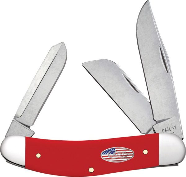 Case Cutlery Sowbelly CS Stonewash Carbon Steel Folding Knife