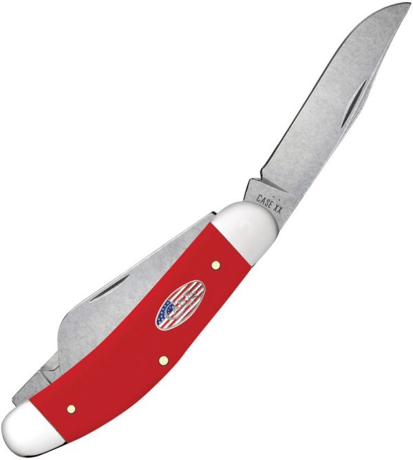 Case Cutlery Sowbelly CS Stonewash Carbon Steel Folding Knife