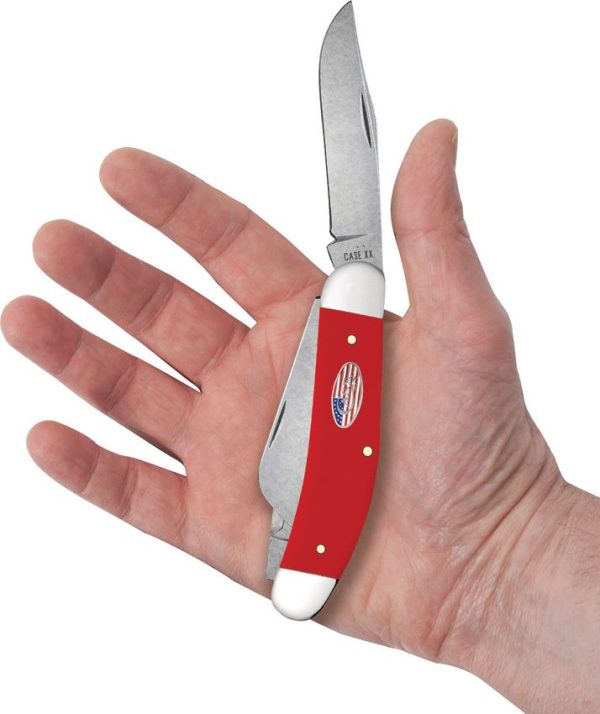 Case Cutlery Sowbelly CS Stonewash Carbon Steel Folding Knife