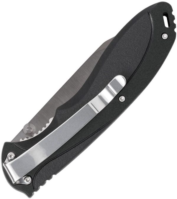 Case Cutlery TecX Linerlock Black Serrated Stainless Folder