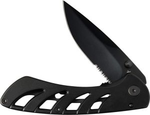 Case Cutlery TecX Exo-Lock Black Serrated 440 Stainless