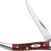 Case Cutlery Small Texas Toothpick Red Pocket Worn