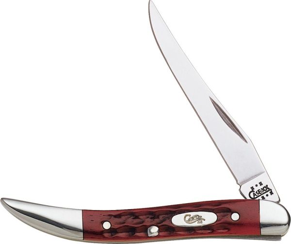 Case Cutlery Small Texas Toothpick Red Pocket Worn