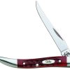 Case Cutlery Small Texas Toothpick Red Pocket Worn