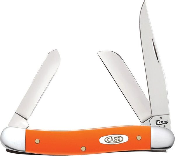 Case Cutlery Medium Stockman Orange - 3-Blade