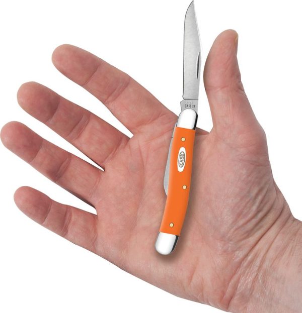 Case Cutlery Medium Jack Orange - Stainless 2-Blade