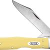 Case Cheetah Cub Yellow Synthetic Folding Knife