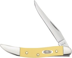 Case Toothpick Yellow Synthetic Single-Blade Knife