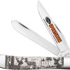 Case Sportsman Trapper Deer Natural Bone Two-Blade
