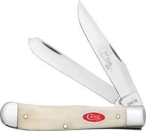 Case Trapper Natural Bone FPR Two-Blade Knife