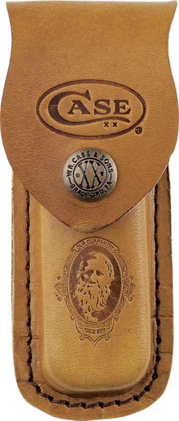 Case Medium Job Case Brown Leather Knife Sheath
