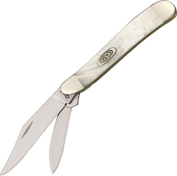 Case Cutlery Peanut White Pearl - Corelon Folding Knife