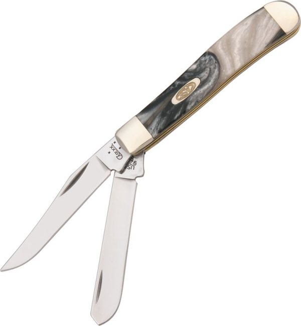 Case Cutlery Trapper Ivory Quartz Corelon Folding Knife