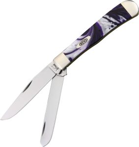 Case Cutlery Trapper Purple Passion Corelon Folding Knife