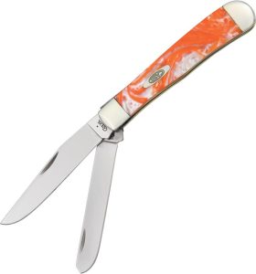 Case Cutlery Trapper Tennessee Orange Corelon Folding Knife