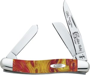 Case Cutlery Golden Ruby Stockman Corelon - 3.5 inches