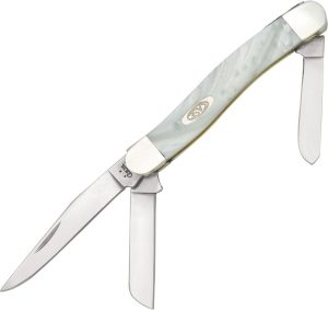 Case Cutlery Medium Stockman White Pearl - 3 inches