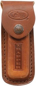 Case Cutlery Trapper Leather Sheath - Brown