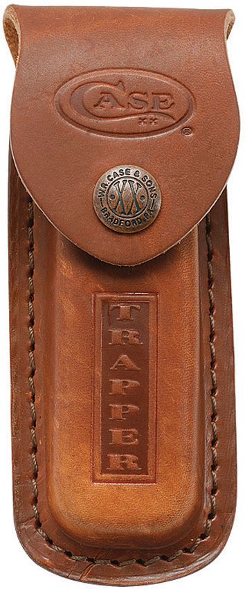 Case Cutlery Trapper Leather Sheath - Brown