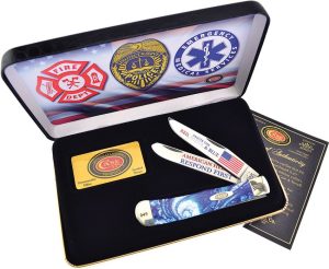 Case Cutlery American Hero Trapper Blue - 4.13 inches