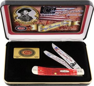 Case Cutlery Custers Last Stand Trapper - Red Bone