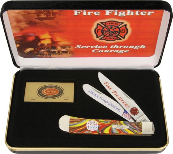 Case Cutlery Firefighter Trapper - Corelon Handle