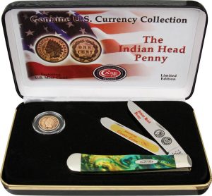 Case Cutlery Indian Head Penny Set Corelon - Collectors Edition
