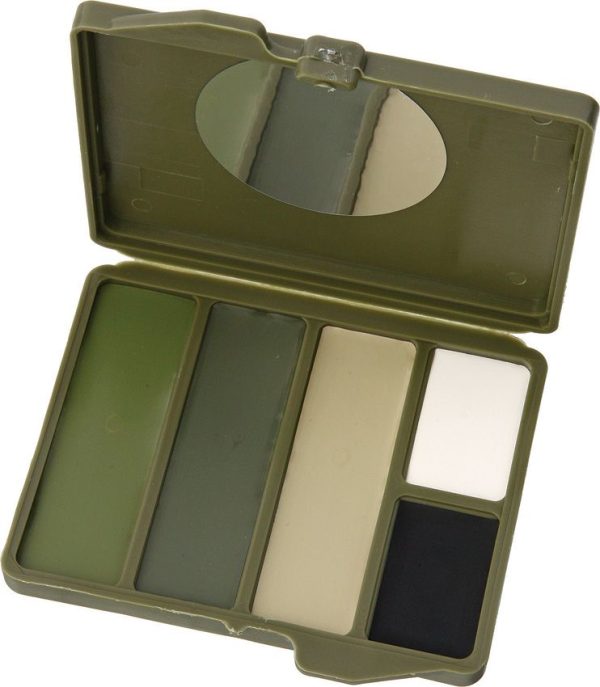 CAM4500.jpg Camouflage Woodland 5 Color Face Paint Compact