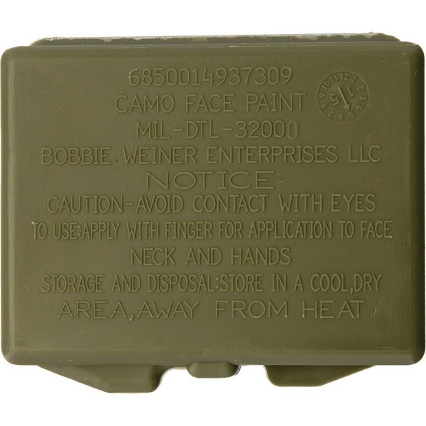 CAM4500_add_02.jpg Camouflage Woodland 5 Color Face Paint Compact