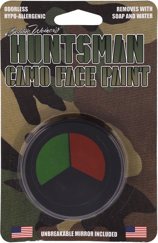 Camouflage Huntsman Face Paint 3 Color Compact