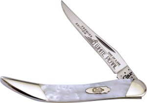 Case Cutlery Small Toothpick White Pearl Folding Knife