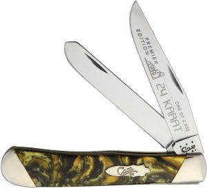 Case Cutlery Trapper 24 Karat Limited Folding Knife
