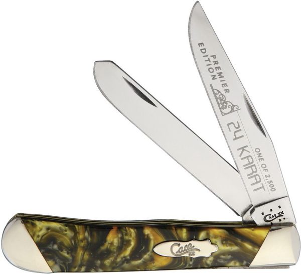 Case Cutlery Trapper 24 Karat Limited Folding Knife