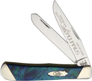 Case Cutlery Trapper Aquarius Limited Folding Knife