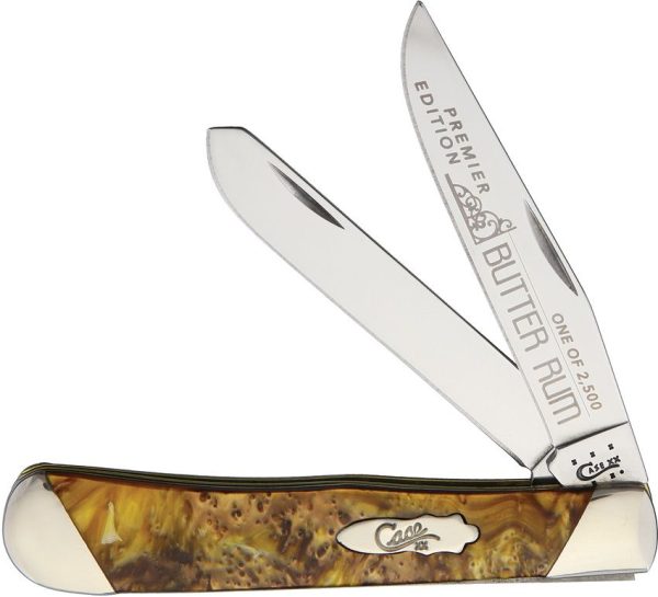Case Cutlery Trapper Butter Rum Limited Folding Knife