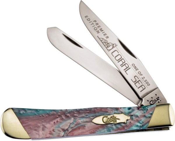 Case Cutlery Trapper Coral Sea Limited Folding Knife