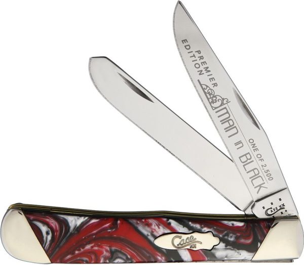 Case Cutlery Trapper Man in Black Folding Knife